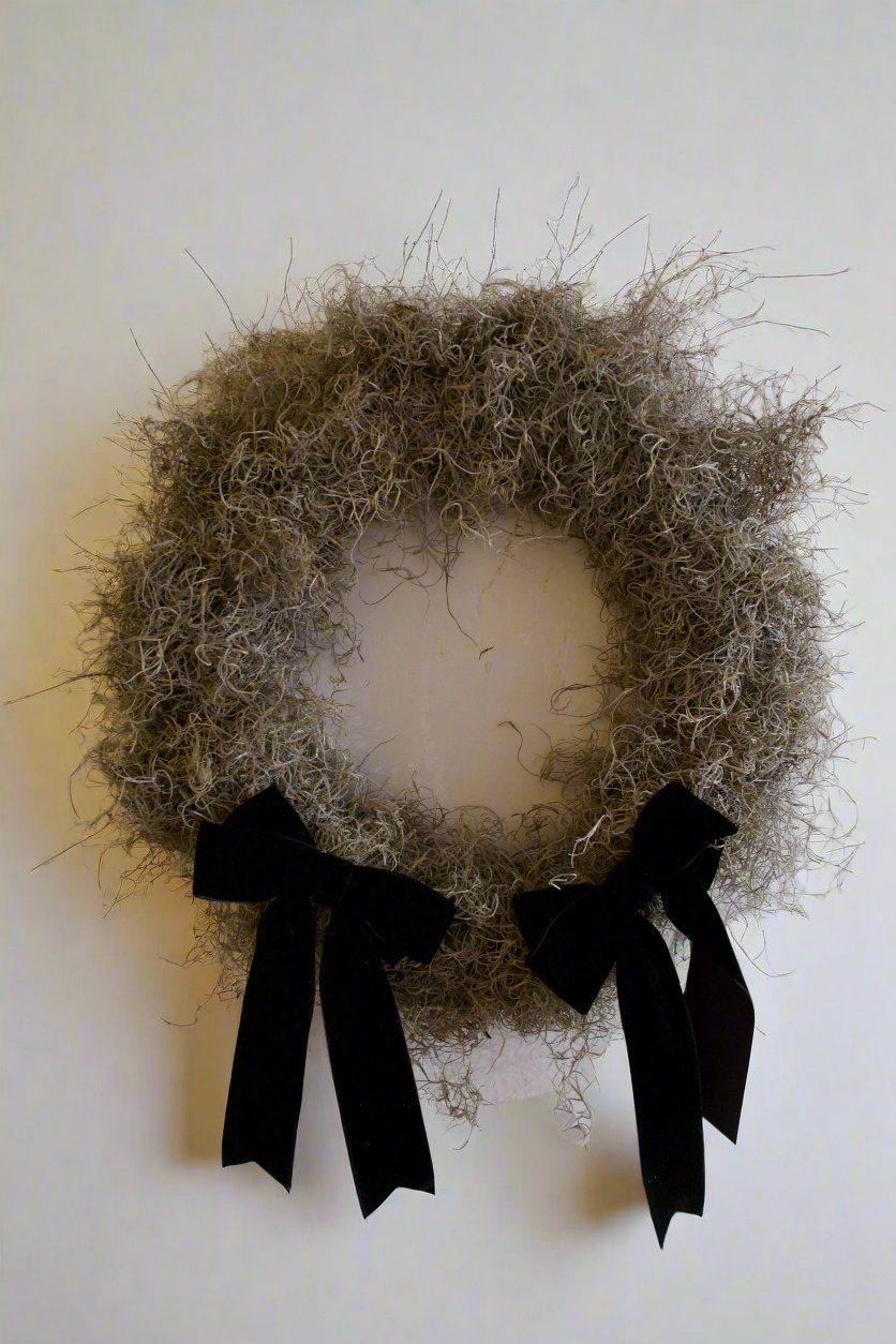 Moss Bow Wreath