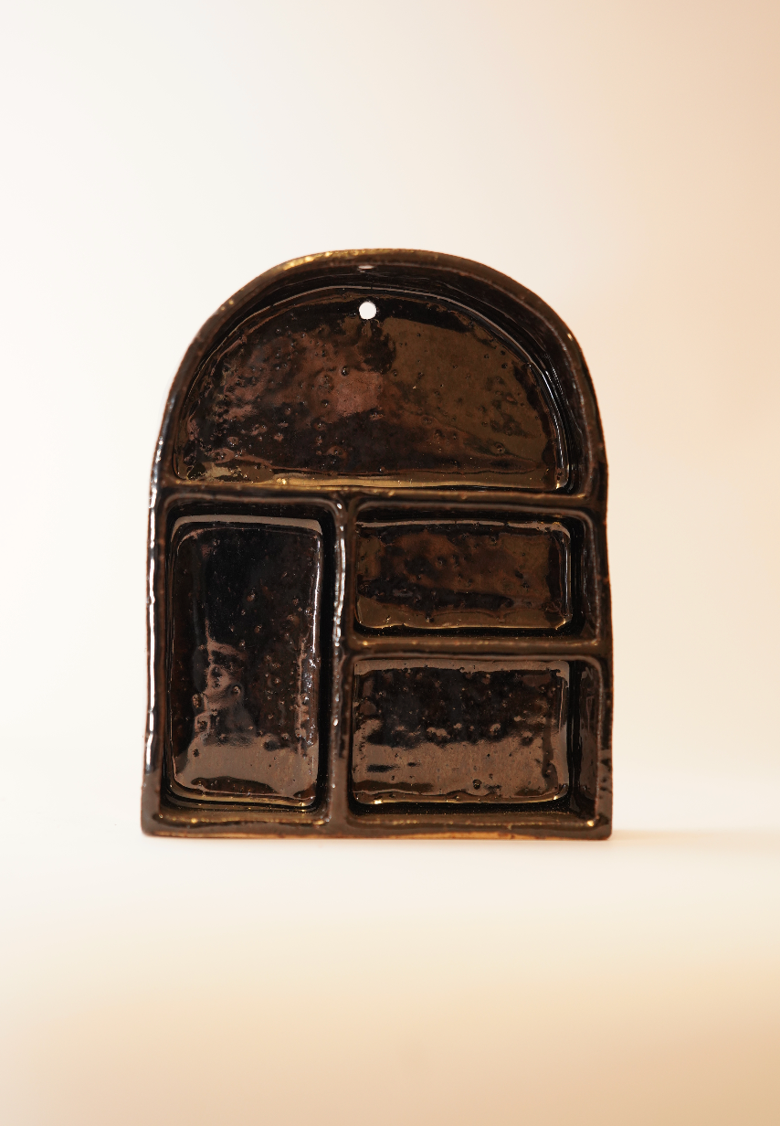 Amelia Christoffers Brown Glazed Alter Shelf