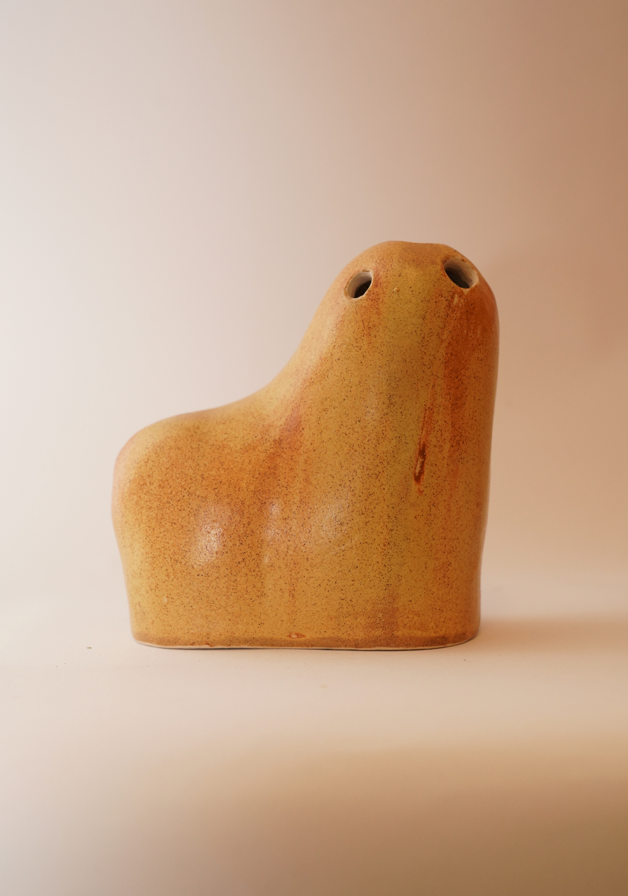 Amelia Christoffers Sand Abstract Blob Vase