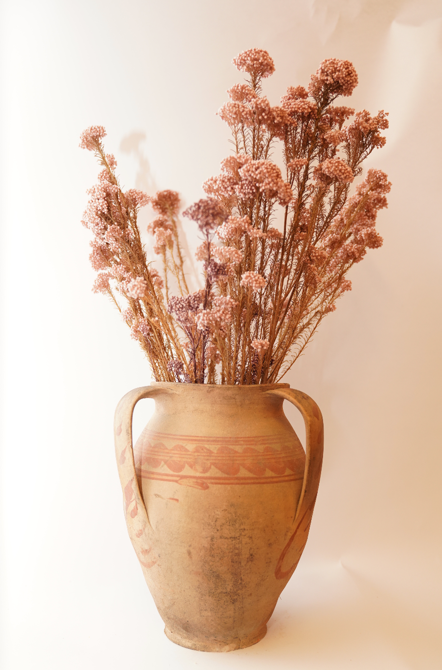 Dried Light Pink Rice Flower Per Stem