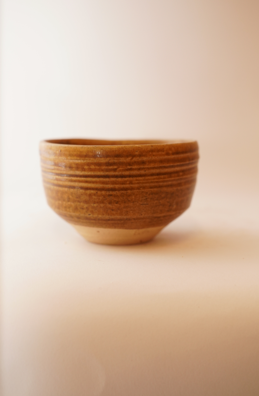 Brown Glazed Japanese Miso Bowl