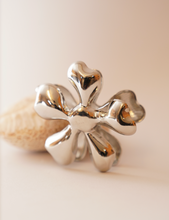Load image into Gallery viewer, Silver Flower Hair Clip
